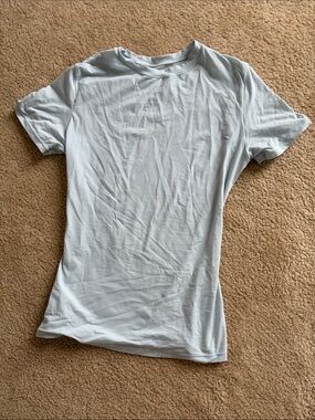 SKIMS Women's Short Sleeve Crew Tee - Pale Blue
